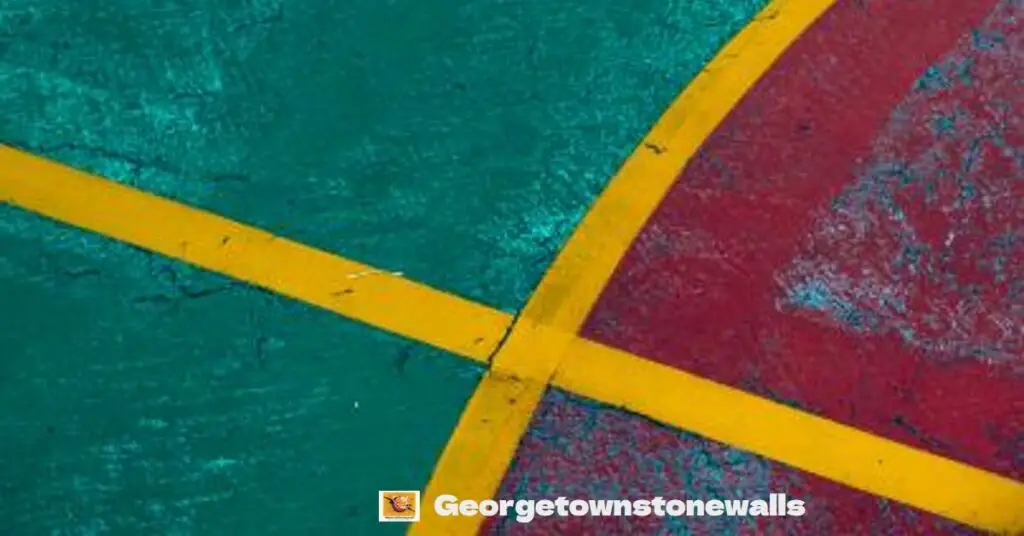 how to paint basketball court lines
