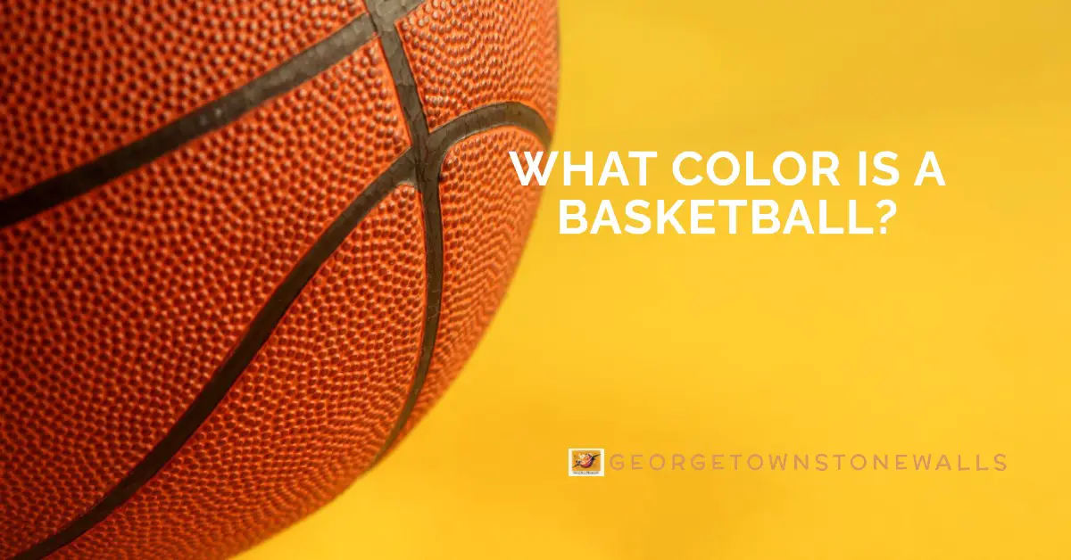 what color is a basketball