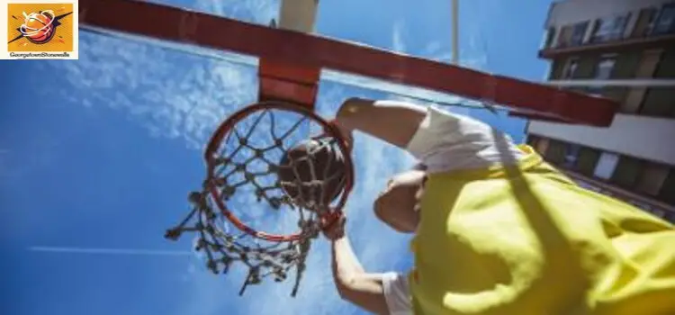 how to lower a basketball hoop