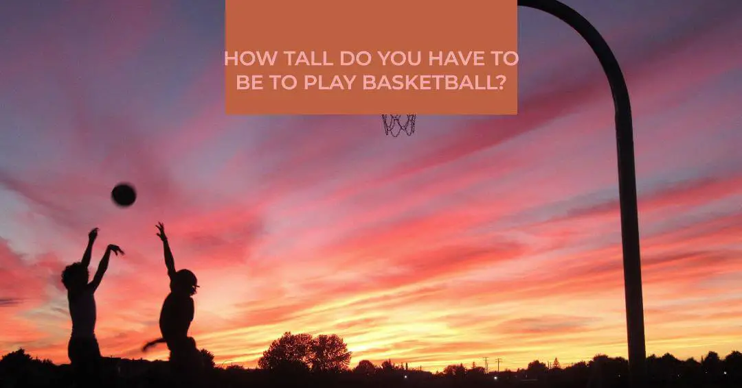 how tall do you have to be to play basketball
