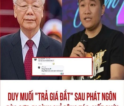 Duy Muối “trả giá đắt” sau phát ngôn đùa cợt, bị đình chỉ công tác, mất chức