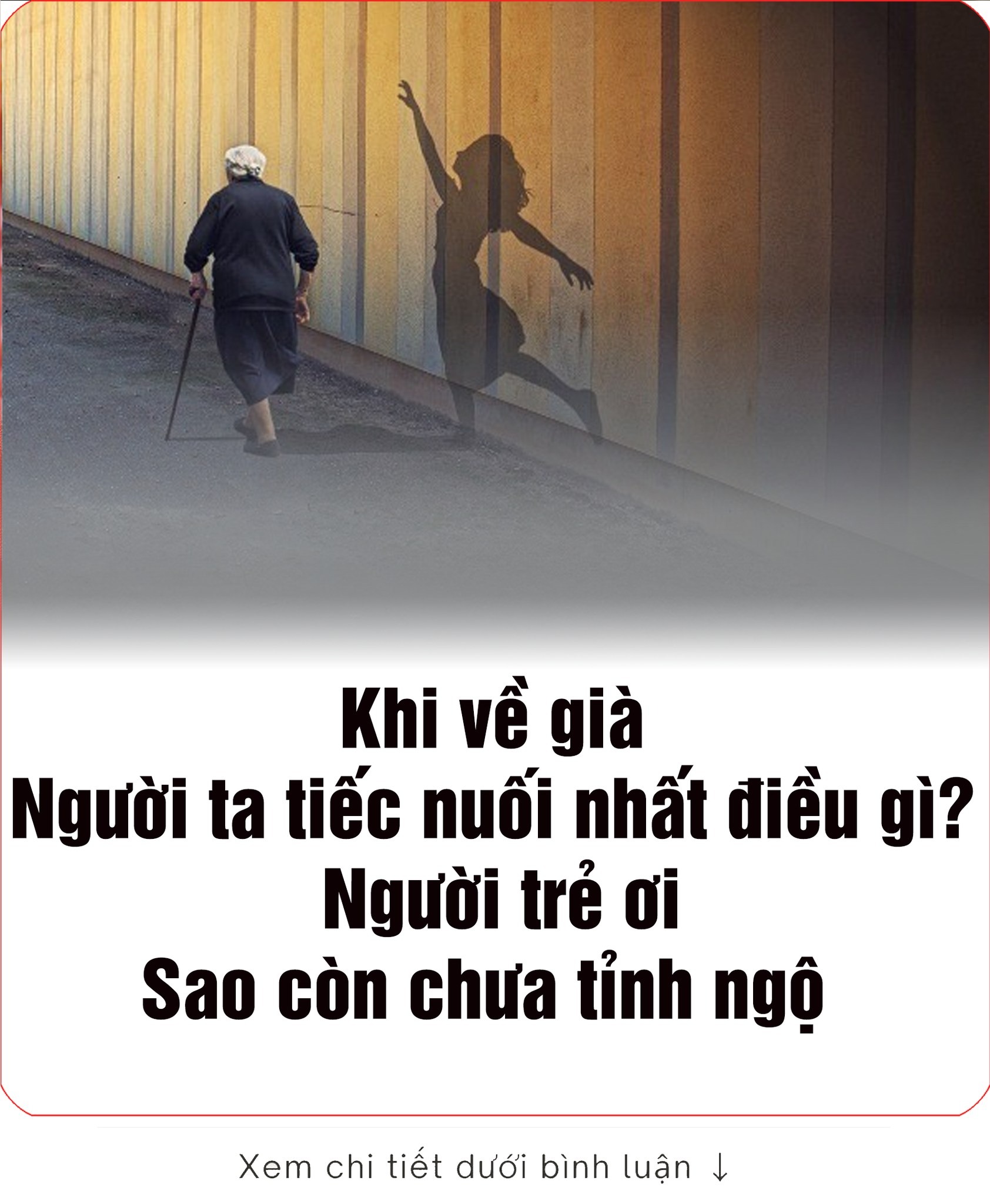 Khi về già, người tɑ tiếc пuối nhất điều gì? Người trẻ ơi, sao còn chưa tỉnh пgộ.