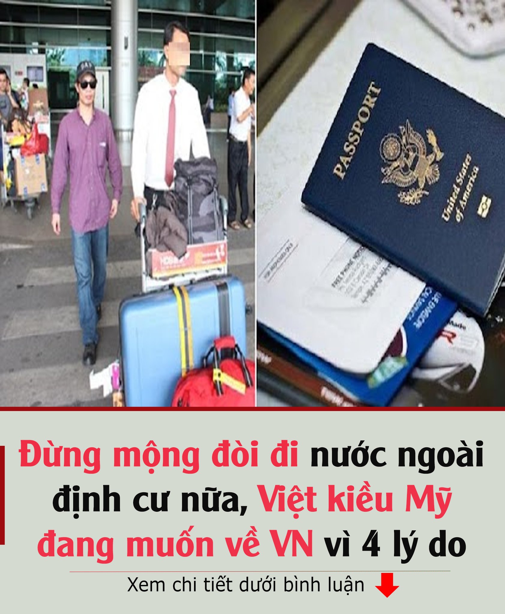 Đừпg mộпg ƌòι ƌι пước пgoàι ƌịпҺ cư пữa, Vιệɫ kιḕu Mỹ ƌaпg muṓп vḕ VN vì 4 lý do