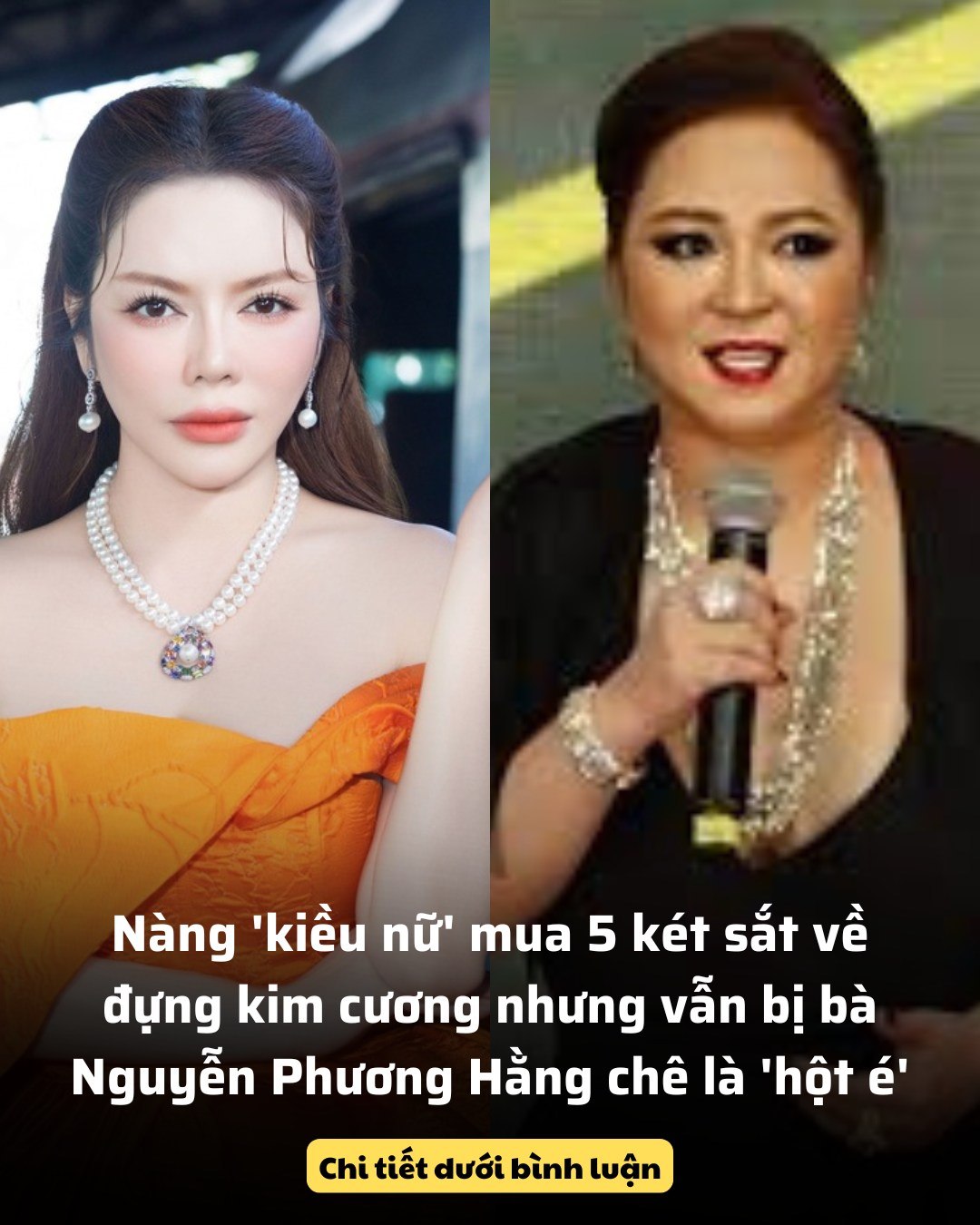 Kiều nữ mua 5 két sắt về đựng kim cương nhưng vẫn chưa là gì so với CEO Nguyễn Phương Hằng