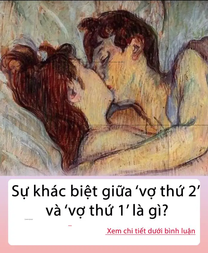 Sự khác biệt giữa ‘vợ thứ 2’ và ‘vợ thứ 1’ là gì?