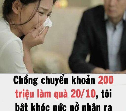 20/10, chồng chuyển cho tôi 200 triệu, bực tức tôi trả lại thì bị mỉa mai “nay biết chê tiền” khiến tôi tê tái, đau đớn tột cùng